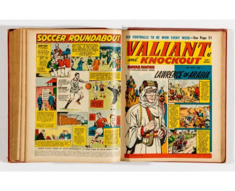 Valiant (Jan-Jun 1963). Unnumbered half-year in spineless bound volume. Publisher's file copies. Starring Captain Hurricane, 