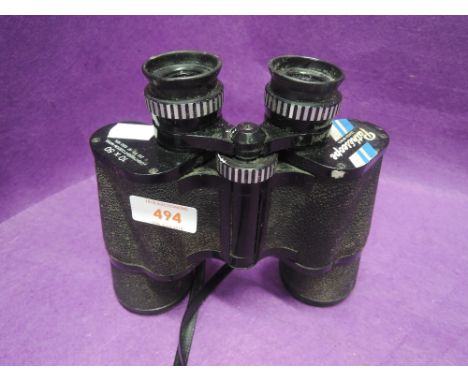 A pair of vintage binoculars Pathescope 10x50