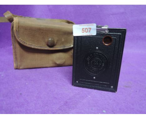 A vintage photographic camera by Kodak no. 2 Brownie