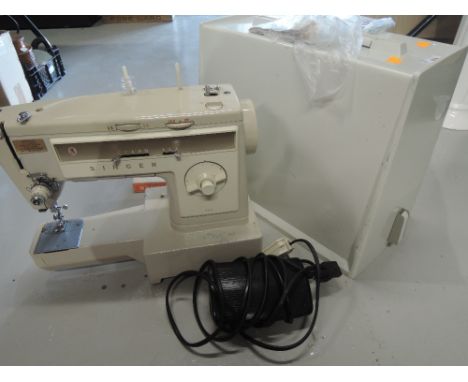 A vintage singer sewing machine model 533