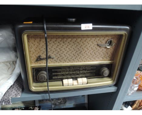 A vintage bakelite radio by Bush 