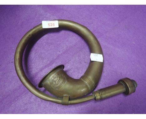 A vintage French style brass horn by Lionbrand