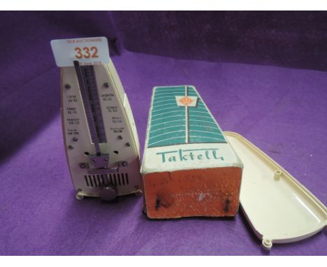 A vintage music metronome by Taktely 