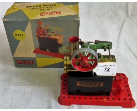 A boxed Mamod M.M.2. Stationary Steam Engine.