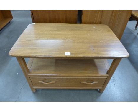 An Ercol style drop-leaf coffee table