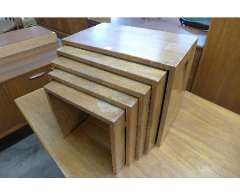 An Ercol nest of five tables