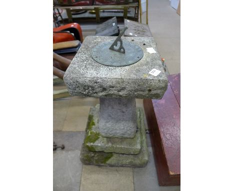 A stone sundial