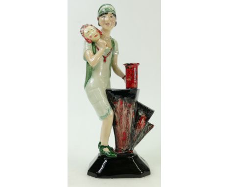 Kevin Francis early Clarice Cliff figure: Kevin Francis artists proof by John Michael of Clarice Cliff.