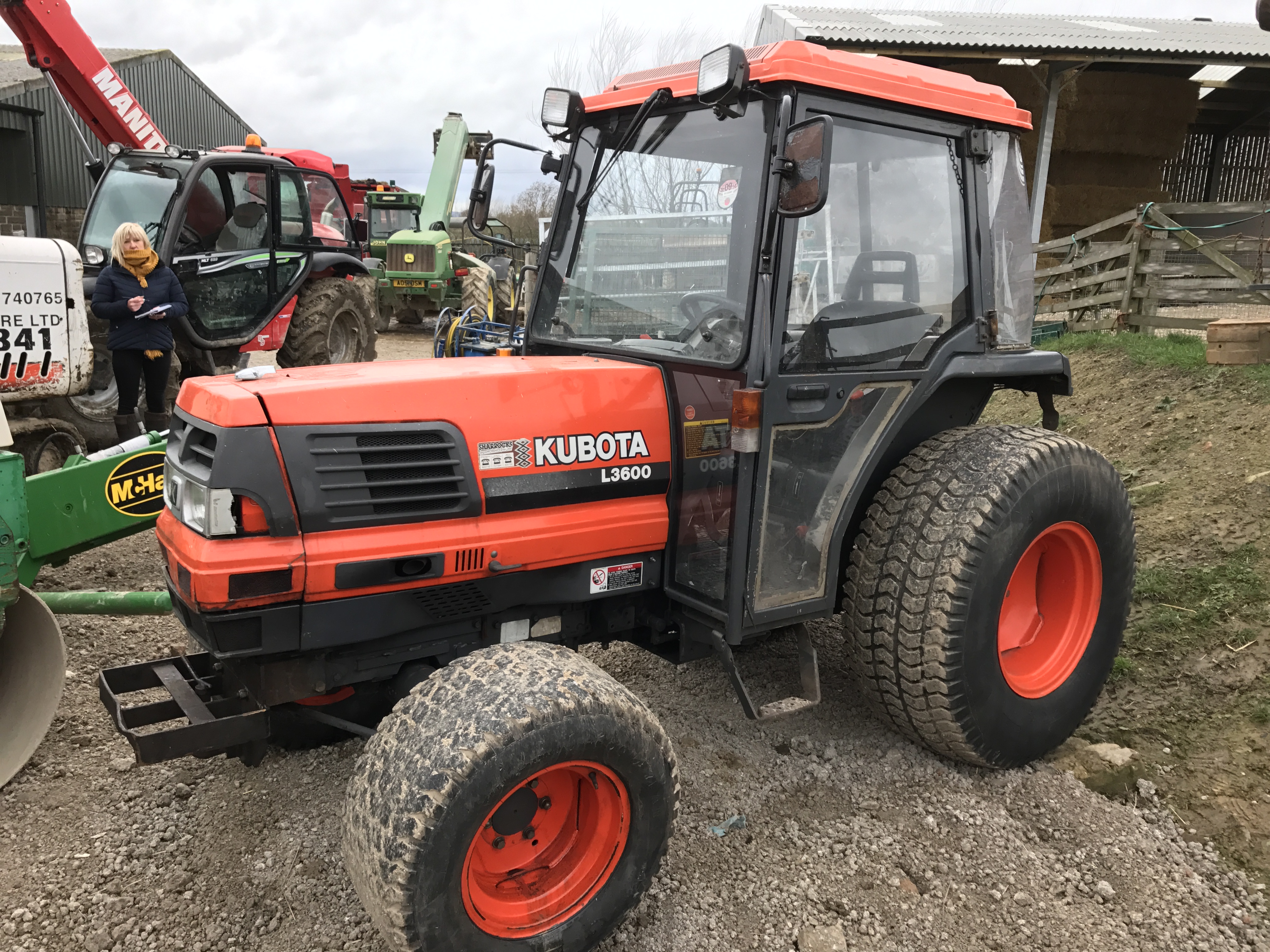 DS - KUBOTA L3600 TRACTOR 4WD 39 HP *PLUS VAT* DATE OF REGISTRATION ...