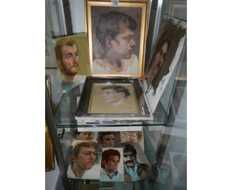 A Quantity of portrait paintings
