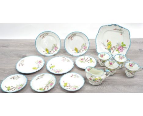 Paragon Fine China 'Princess Margaret Rose' pattern tea service