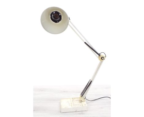 Vintage angle poise lamp, 34" high fully extended