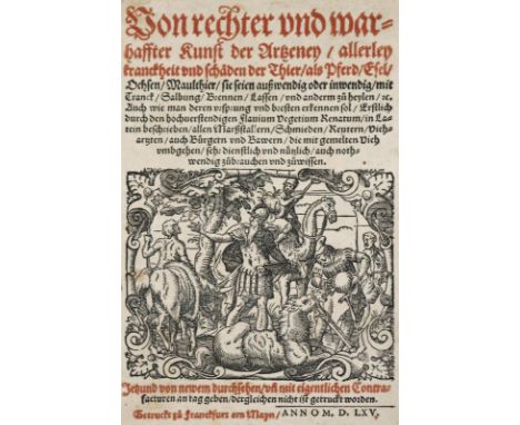 Vegetius Renatus, F.: Von rechter und warhaffter Kunst der Artzeney, allerley kranckheit und schäden der Thier, als Pferd, Es