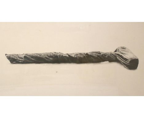 Gäfgen, Wolfgang: (1936 Hamburg - Esslingen 2024). Rouleau. Bleistift auf Papier, (19)76. 71 x 101 cm. Unt. re. sign. u. dat.