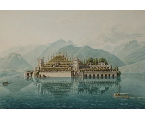 Lory, Gabriel Fils: (1784 Bern 1846). Vue de L'Isola Bella. Bl. 32 der Folge "Voyage pittoresque de Genève à Mila par le Simp