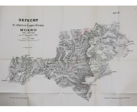 Occupation Bosnienes u. d. Hercegovina, Die,: durch K. K. Truppen irn Jahre 1878. Dargest. in d. Archivs. Text u. Ktn. Wien 1