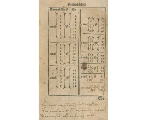 (Strübi,H.: Arithmetica, ein neu künstlich Rechenbuoch mit der Zipher, darinn die Anfänge und Gründ der Rechenkunst im Gantze