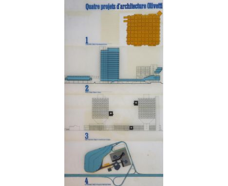 (Guidici,G.).: Olivetti Formes Et Recherche. Paris, Musée Des Arts Décoratifs 1970. 4°. Katalog mit zahlr., tls. farb. Abb. 4