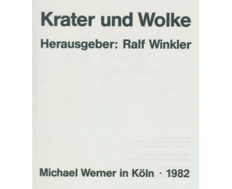 Penck,A.R. (d.i. R.Winkler, Red.).: Krater und Wolke. Nummer 1-7 (mehr nicht erschienen). 7 Bände. Köln, Michael Werner (1982