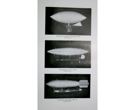 Zeppelin.: Sammlung von 19 Schriften zum Thema, versch. Formate u. Einbde.  ╔Enthält:╗ Hildebrandt,H. Zeppelin-Denkmal für da