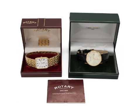 Gentleman's Accurist 9ct gold watch, c2022, brushed gold sunburst dial, gold baton hour markers, gold stick hands, date at 3,