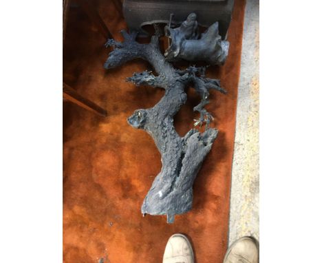  Sale Item:    ORIENTAL SPELTER FIGURE (AF)   Vat Status:   No Vat   Buyers Premium:  This lot is subject to a Buyers Premium