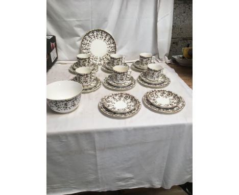  Sale Item:    24 PCE ROYAL WORCESTER TEA WARE   Vat Status:   No Vat   Buyers Premium:  This lot is subject to a Buyers Prem