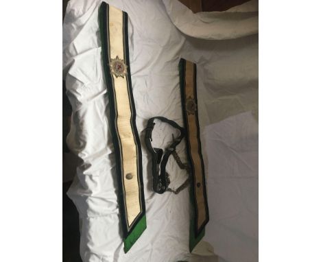  Sale Item:    SWORD BELT &amp; SASH   Vat Status:   No Vat   Buyers Premium:  This lot is subject to a Buyers Premium of 15%