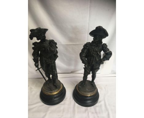  Sale Item:    2 MALE FIGURES (AF)   Vat Status:   No Vat   Buyers Premium:  This lot is subject to a Buyers Premium of 15% +