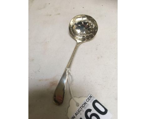  Sale Item:    CHESTER SILVER SIFTER LADLE 1896   Vat Status:   No Vat   Buyers Premium:  This lot is subject to a Buyers Pre