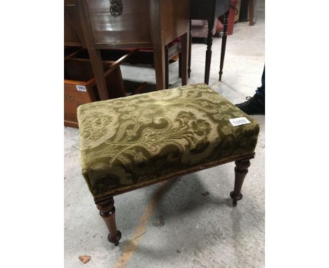  Sale Item:    TAPESTRY STOOL   Vat Status:   No Vat   Buyers Premium:  This lot is subject to a Buyers Premium of 15% + Vat 