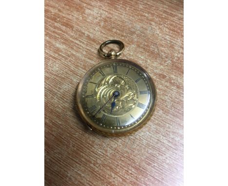  Sale Item:    18 CT GOLD POCKET WATCH   Vat Status:   No Vat   Buyers Premium:  This lot is subject to a Buyers Premium of 1