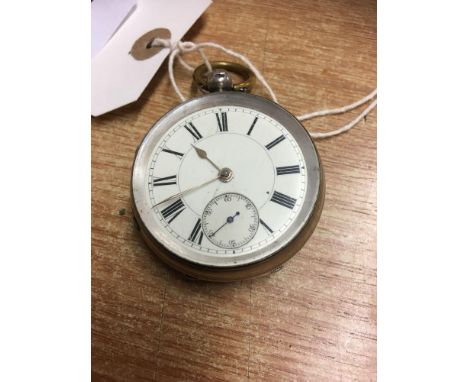  Sale Item:    SILVER POCKET WATCH   Vat Status:   No Vat   Buyers Premium:  This lot is subject to a Buyers Premium of 15% +