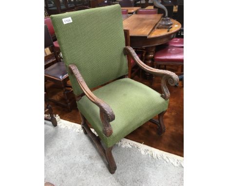  Sale Item:    LARGE OPEN ARM CHAIR (AF)   Vat Status:   No Vat   Buyers Premium:  This lot is subject to a Buyers Premium of