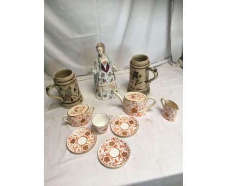  Sale Item:    BOX BEER STEINS TEAWARE &amp; FIGURE (AF)  Vat Status:   No Vat   Buyers Premium:  This lot is subject to a Bu