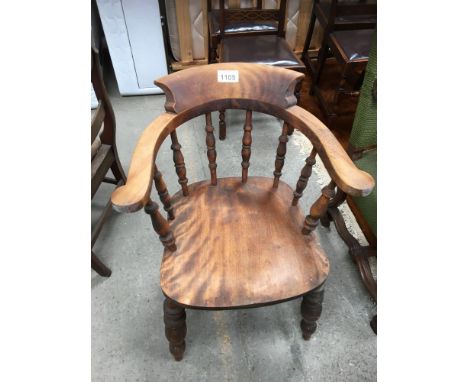  Sale Item:    CAPTAINS ARM CHAIR (AF)   Vat Status:   No Vat   Buyers Premium:  This lot is subject to a Buyers Premium of 1