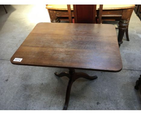  Sale Item:    OAK PEDESTAL TABLE (AF)   Vat Status:   No Vat   Buyers Premium:  This lot is subject to a Buyers Premium of 1