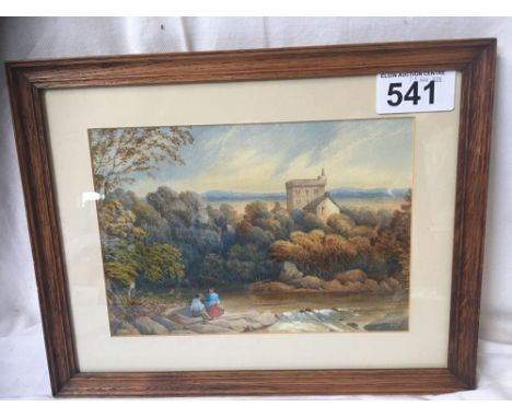  Sale Item:    W C PAINTING SHANK CASTLE IN THE MORNING  Vat Status:   No Vat   Buyers Premium:  This lot is subject to a Buy