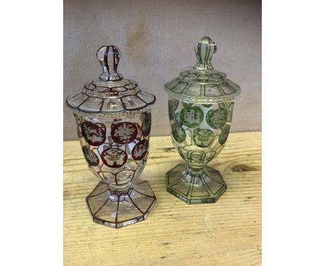  Sale Item:    2 GLASS VASES   Vat Status:   No Vat   Buyers Premium:  This lot is subject to a Buyers Premium of 15% + Vat @