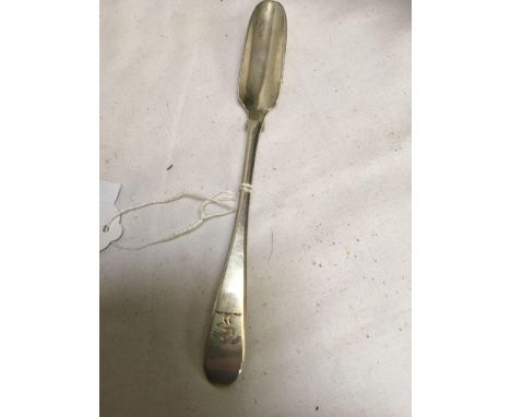  Sale Item:    IRISH SILVER CHEESE SCOOP DUBLIN 1813  Vat Status:   No Vat   Buyers Premium:  This lot is subject to a Buyers