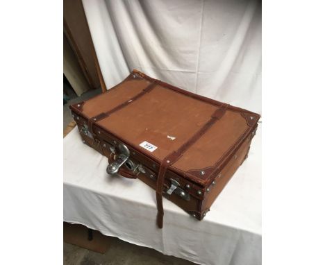  Sale Item:    LINED SUITCASE (AF)   Vat Status:   No Vat   Buyers Premium:  This lot is subject to a Buyers Premium of 15% +