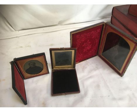  Sale Item:    3 CASED MINIATURE PHOTOS (AF)   Vat Status:   No Vat   Buyers Premium:  This lot is subject to a Buyers Premiu
