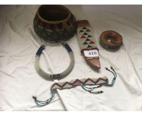  Sale Item:    BEADWORK ITEMS (AF)   Vat Status:   No Vat   Buyers Premium:  This lot is subject to a Buyers Premium of 15% +