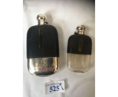  Sale Item:    2 E P HIP FLASKS   Vat Status:   No Vat   Buyers Premium:  This lot is subject to a Buyers Premium of 15% + Va