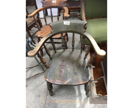  Sale Item:    CAPTAINS ARM CHAIR (AF)   Vat Status:   No Vat   Buyers Premium:  This lot is subject to a Buyers Premium of 1
