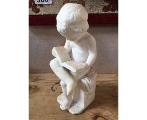  Sale Item:    MARBLE FIGURE BOY (AF)   Vat Status:   No Vat   Buyers Premium:  This lot is subject to a Buyers Premium of 15