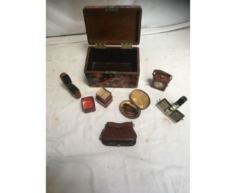  Sale Item:    TORTOISE SHELL BOX &amp; TRAVEL SET (AF)  Vat Status:   No Vat   Buyers Premium:  This lot is subject to a Buy