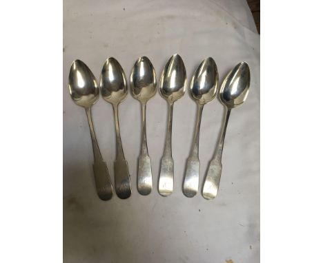  Sale Item:    SET 6 EDINBURGH SILVER TABLE SPOONS 1811  Vat Status:   No Vat   Buyers Premium:  This lot is subject to a Buy