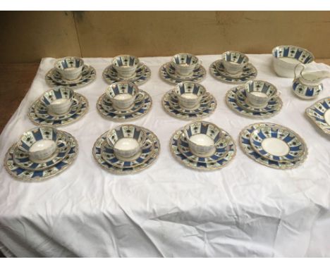  Sale Item:    39 PCE TUSCAN TEA SERVICE- 1 CUP SHORT  Vat Status:   No Vat   Buyers Premium:  This lot is subject to a Buyer
