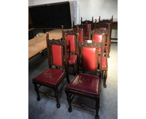  Sale Item:    8 OAK DING ROOM CHAIRS   Vat Status:   No Vat   Buyers Premium:  This lot is subject to a Buyers Premium of 15